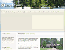 Tablet Screenshot of camponaway.org